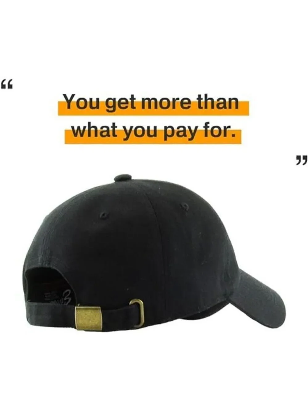 Cotton Baseball Cap Adjustable Dad Hat Low Profile Unstructured Classic Fit